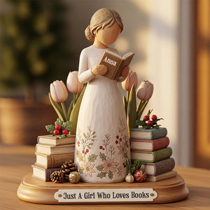 Reading Girl Personalized Gifts For Book Lovers Acrylic Plaque 08pgtn151025