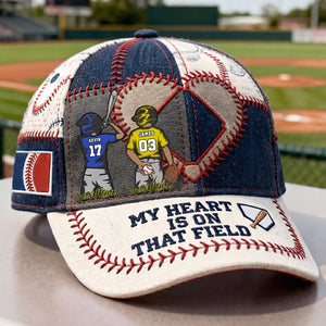 Passionate Baseball Dad Classic Cap - Personalized Gifts For Baseball Parents 01QHTA160426