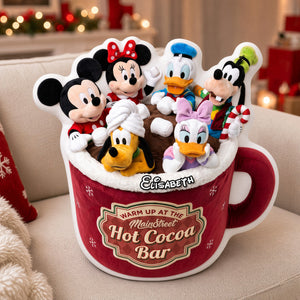 Dipping In Hot Cocoa Custom Shape Pillow - Personalized Gifts 01QHDH271026