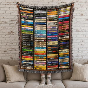 Nirvana Cassette Woven Blanket - Personalized Christmas Gifts For Rock Lovers 02huqn261026