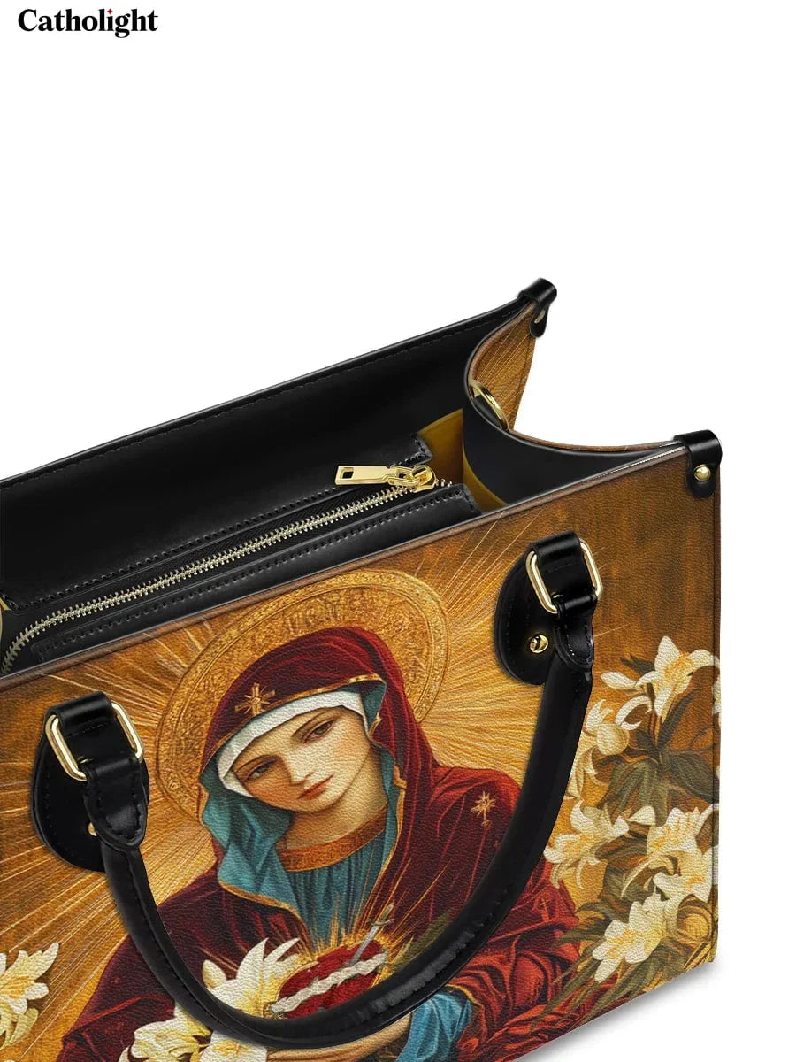 Catholight The Lily Of Purity Leather Bag