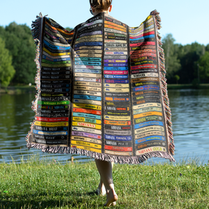 Nirvana Cassette Woven Blanket - Personalized Christmas Gifts For Rock Lovers 02huqn261026