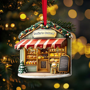 Personalized Gifts For Baker Christmas Ornament, Baking Store 02tgmh151124 - Ornament - GoDuckee