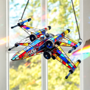 Spaceship Suncatcher - Personalized Gifts For Galaxy Lovers 05tgtn040825