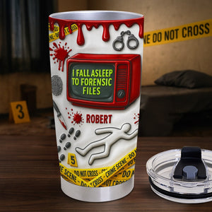 Crime Scene Tumbler, Personalized Gifts For True Crime Fans 03totn090825