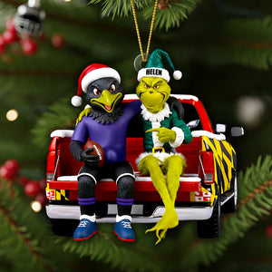 American Football Mascot Ornament - Personalized Gifts For Football Lovers 02ohdt100925