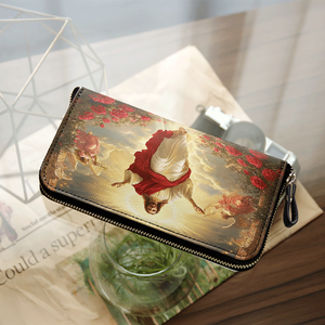Glorious Ascension Christ Rising in Majesty - Leather Wallet Purse 06acxn020425
