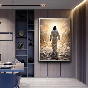 Jesus Walking on Water Canvas Print- Personalized Gifts For Jesus Lovers 02acxd060525