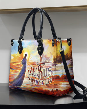 Jesus Saved In My Life Leather Bag 04acxn160425
