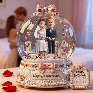 Romantic Wedding Couple Acrylic Plaque - Personalized Gifts For Couples 06TGLU220126