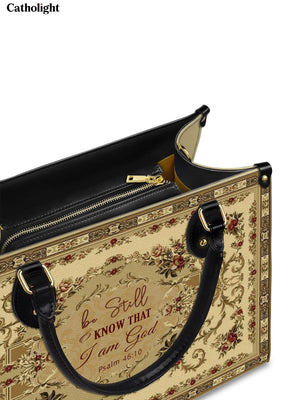 Catholight Psalm of Peace Leather Bag