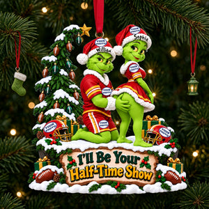 Furry Naughty Couples Acrylic Ornament - Personalized Christmas Gifts For Sports Loving Couple 04ohlu051026