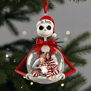 Gothic Christmas Custom Photo Ornament - Personalized Gift For Family 02PGLU011125