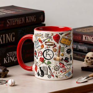 Horror Book Icon Accent Mug - Personalized Gifts 02nalu220126