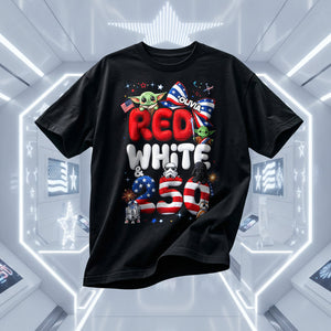 Patriotic Space Adventure Shirt - Personalized 250th Anniversary Gifts 04TOTA100626
