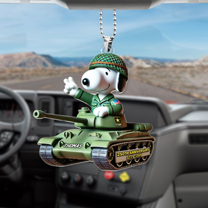 Army Car Ornament - Personalized Gifts For Army 05HUPU160725
