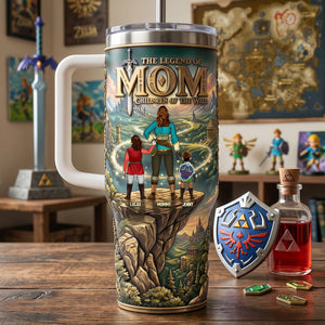The Legend Of Mom Tumbler Handle - Personalized Gifts For Mom 03NATN170426