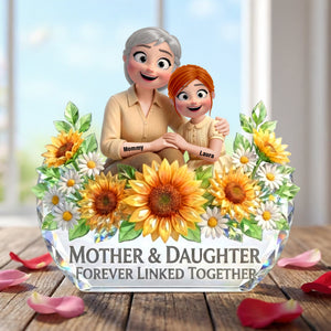 Mother And Daughter Acrylic Plaque - Personalized Gifts For Mothers 05toqn060226