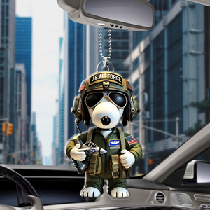 Adorable Buddy Car Ornament - Personalized Gifts For Veteran 01HULU160725
