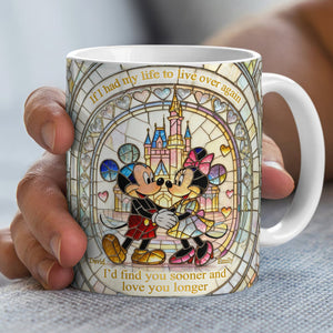 Find You Sooner, Love You Longer Coffee Mug - Personalized Gift For Couples 01TOQN290126