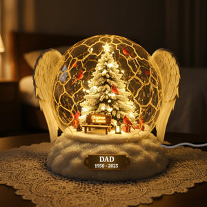 Personalized Cardinal Memorial Custom Shape Acrylic Light Box – Heaven Christmas Gift For Family 04tomg051125