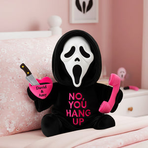 No, You Hang Up Shaped Pillow - Personalized Gifts For Couples 03NATA011225-Homacus