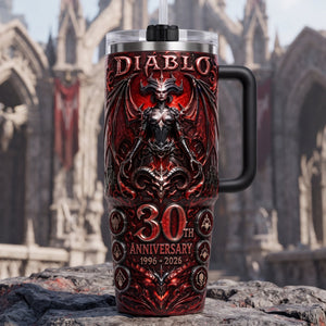 Evil Lord 40oz Tumbler With Handle - Personalized Gifts 05qhlu080726-Homacus