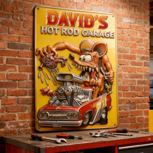 Personalized Gifts For Hot Rod Lovers Metal Sign 01totn160126