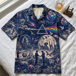 Pink Floyd Hawaiian Shirt - Personalized Rock Band Gift 04natn040726