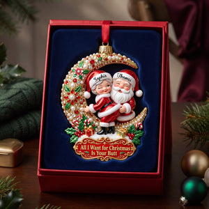 Naughty Couple Acrylic Ornament - Personalized Gifts For Couple 01pglu201026