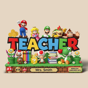 Plumber Fans Plaque - Personalized Gifts For Teacher 02tgqn160625