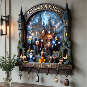 Enchanted Castle Acrylic Key Hanger – Personalized Gifts For Family 03naqn040826