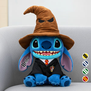 Blue Alien in Brown Hat Custom Shaped Pillow – Personalized Gifts 05humg111125