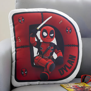 Chaotic Red Antihero Alphabet Letter Pillow - Personalized Gifts For Kids 03NADT101225