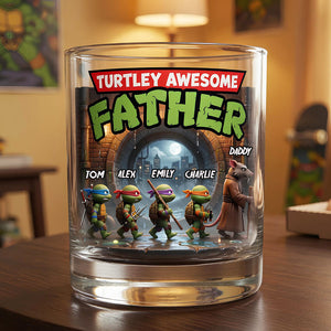 Hero Awesome Father Glass Mug Personalized Father's Day Gifts 06NADT240426