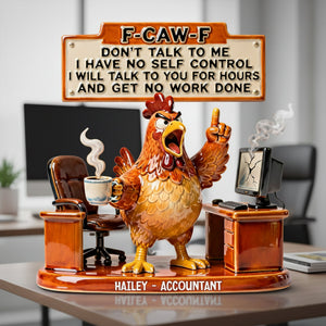 Personalized Funny Gifts For Office Workers Plaque 03NATN201225