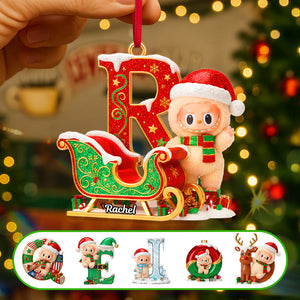 Alphabet Christmas Ornament - Personalized Gifts For Christmas 02NAMG040925
