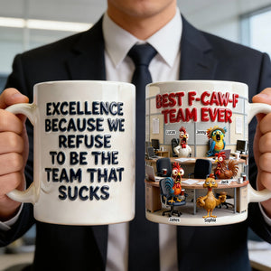 Office Worker Coffee Mug - Personalized Gifts For Coworkers 04natn291225