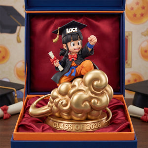 Power Level Graduate Shaped Plaque- Personalized Gift For Graduation 05TODH130526