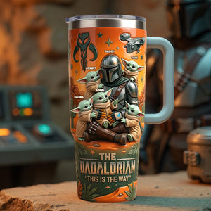 The Best Warrior Dad And Kids Tumbler - Personalized Gifts For Dads 03tylu010526