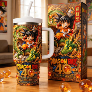 40 Years Legendary Warrior 40oz Tumbler - Personalized Gifts For Anime Lover Tumbler 02TYQN170326