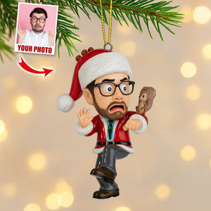 Funny Christmas Ornament - Custom Photo Gifts For Loved Ones 06huti260825