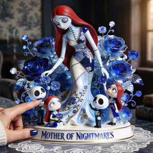 Spooky Mom Toile De Jouy Acrylic Plaque - Personalized Gifts For Mothers 03pgta110426