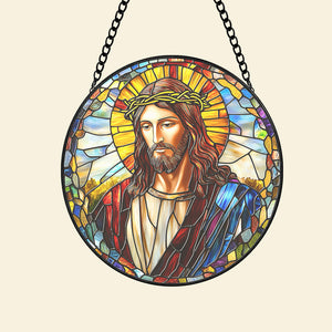 Gifts For Christian Jesus Stained Glass 01huqn060325-Homacus