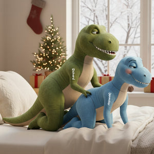Naughty Dinosaur Couple Pillow - Personalized Gifts For Couple 05ohqn131125