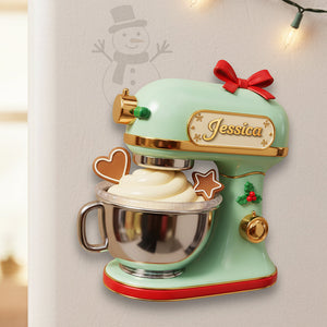 Baking Christmas Custom Shape Fridge Magnet - Personalized Gifts For Baking Lovers 03pgta191125