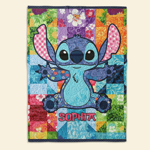 Cute Tropical Alien Blanket - Personalized Gifts For Movie Lovers 06NAQN230625
