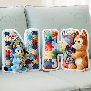 Autism Awareness Custom Shaped Pillow - Personalized Gifts 01ohta101225