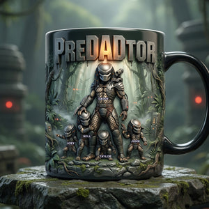 Strongest Warrior Dad And Kids Magic Mug - Personalized Gifts For Dads 04nalu240426
