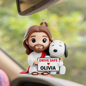 Full of Blessings Car Ornament Personalized Gifts For Heaven 01NADT250725